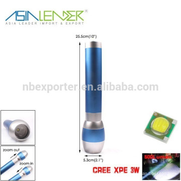 Cree XPE 3W LED 500 Lumen Lampe de poche en aluminium